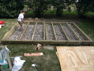 Shed Construction Project – Foundation and Floor 