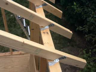 Shed Construction Project � Framing Rafters | Macroware Technology 